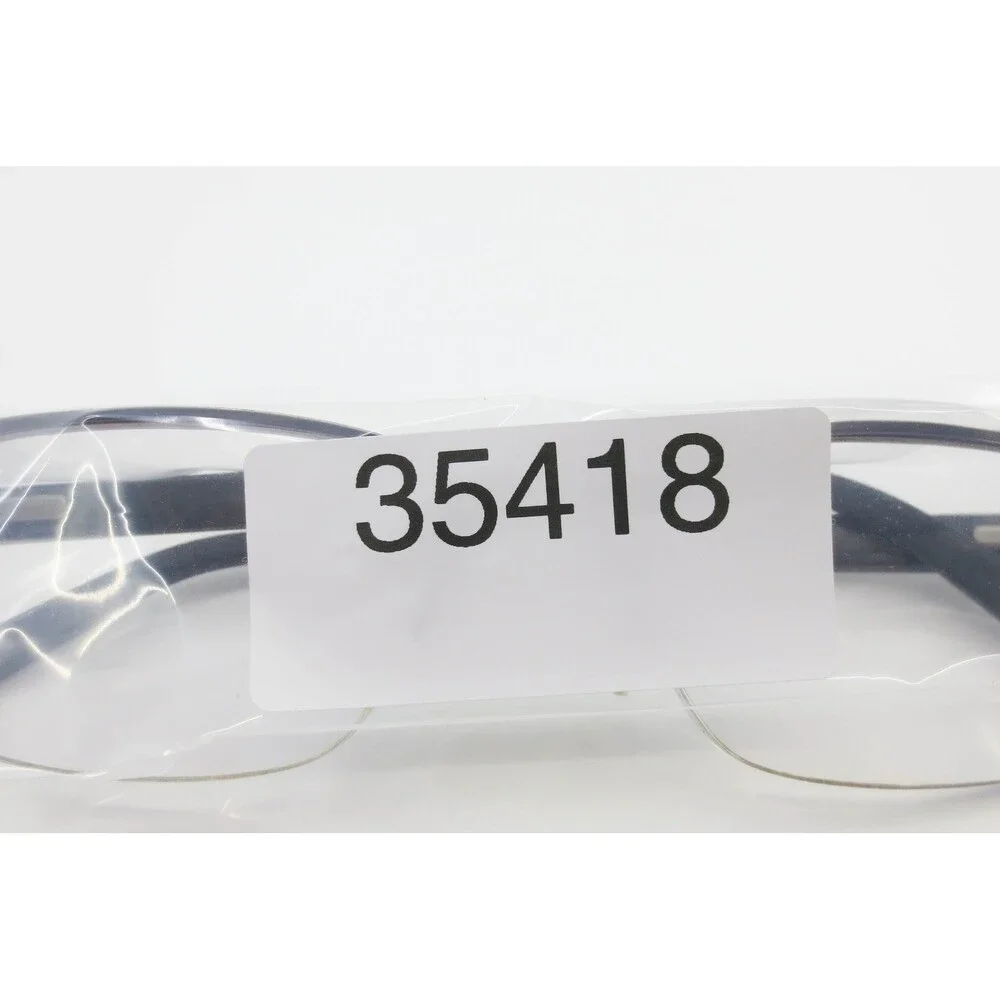 Benjamin 025 Eyeglasses Dark Brown Grey Semi Rimless Rectangular Frame 53-18-140